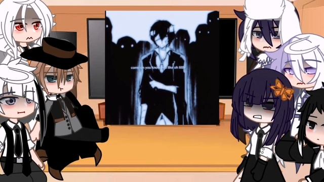 // Bsd react to Dazai // short like chuuya // bsd gacha // reaction video // Dazai harem // смотреть онлайн