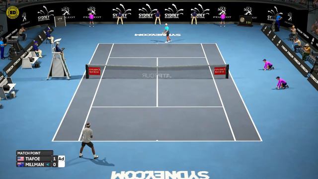 Frances Tiafoe vs John Millman - AO Tennis