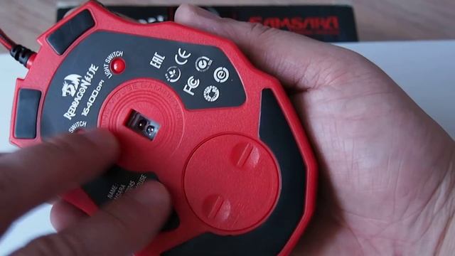 Работа подсветки игровой мыши Redragon Samsara смотреть онлайн