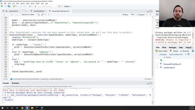 Developing a Solution with SQL Server Machine Learning Services смотреть онлайн