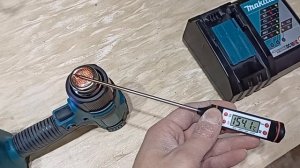 реальная температура строительного аккумуляторного фена под аккумуляторы Макита а алиэкспресс