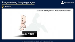 Programming Language ages 2022 - MyExamCloud