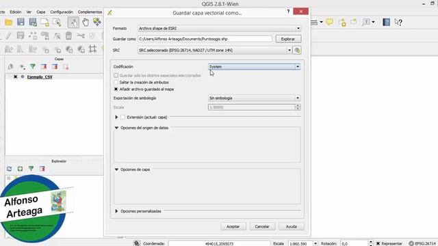 Turorial de EXCEL a Shapefile ( CSV to SHP ) qGis смотреть онлайн
