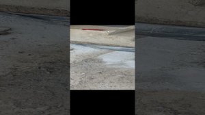 Утеплённый цоколь,отмостка из баннера,навес из ферм, бетонная плита