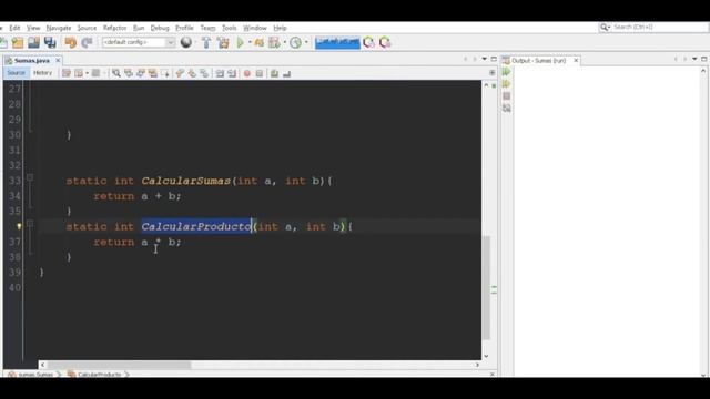 ☕ CALCULAR dos SUMAS y su PRODUCTO en Java ? UTILIZANDO MÉTODOS смотреть онлайн