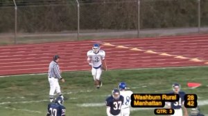 Washburn Rural at Manhattan (freshman football).  10-20-11.