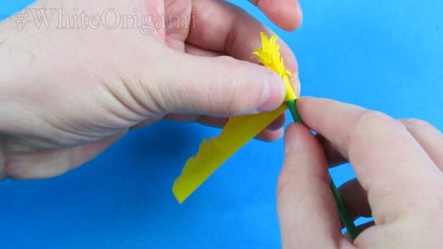 How to make calla lily paper flower Easy origami flowers for beginners making DIY-Paper Crafts смотреть онлайн