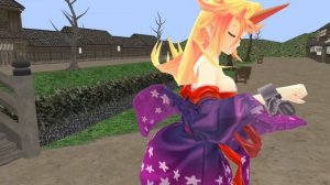(mmd Touhou/東方) Urumi Ushizaki VS Yuugi hoshiguma (part 2)