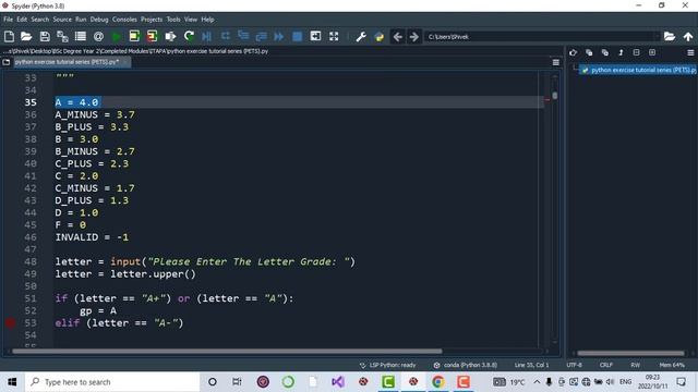 Python Exercise Tutorial Series | Exercise 28