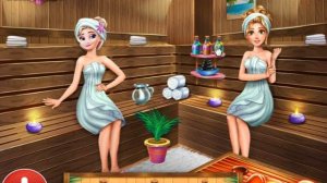 Эльза Холодное серце в сауне Игры мультики онлайн