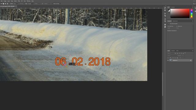 Замена даты в Фотошоп смотреть онлайн