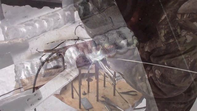 Сварка алюминия - шинопровод зимОЙ  !!!