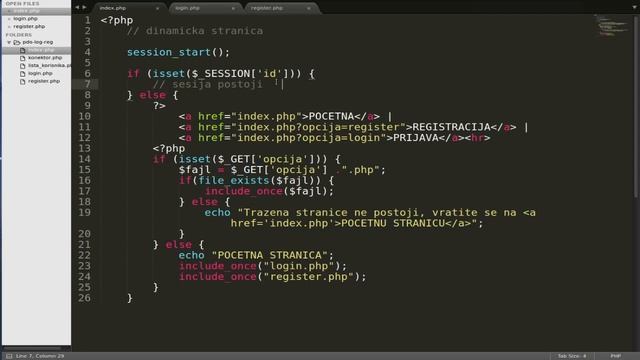 PHP PDO - login register - dinamic page - deo 9.2 смотреть онлайн