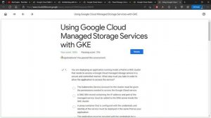 Using Google Cloud Managed Storage Services with GKE Quizzes Answers With 100% Accuracy | Atul Gupt