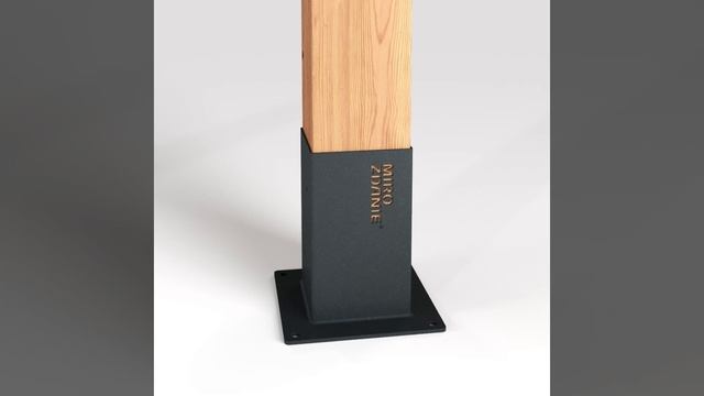 Крепеж для беседки MIROZDANIE UNO графит, 2 шт. 1001