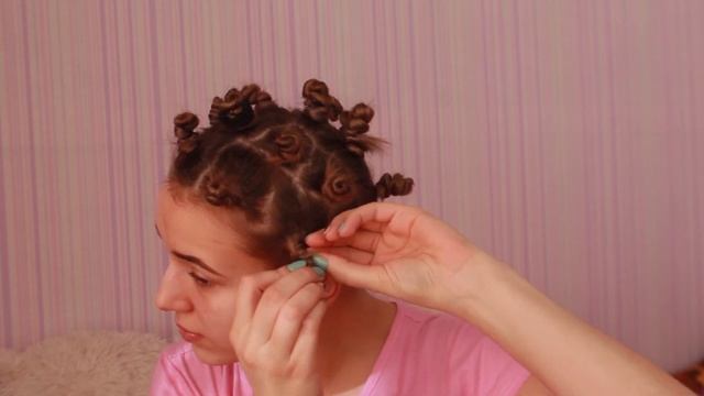 Кудряшки в домашних условиях/Мелкие кудри/Прическа