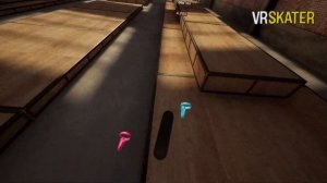 VR Skateboarding - Free Practice Session in the VR Skater Academy Warehouse