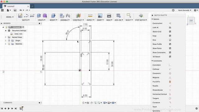 How to 3D Model a Paper Clip - Learn Autodesk Fusion 360 in 30 Days: Day #3 (REVISED) смотреть онлайн