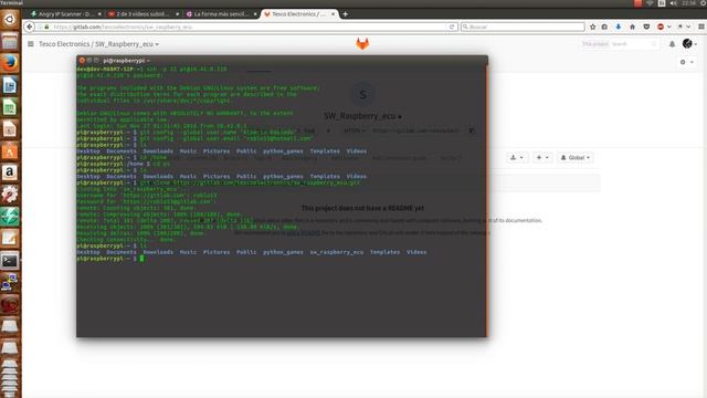 4- Raspberry ssh conectar a git смотреть онлайн