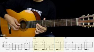 Soldier of Fortune - Deep Purple - Fingerstyle Guitar Tutorial TAB + Chords + Lyrics