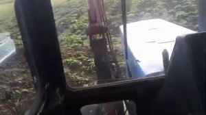 Вывоз навоза трактором Мтз 82. Часть 1