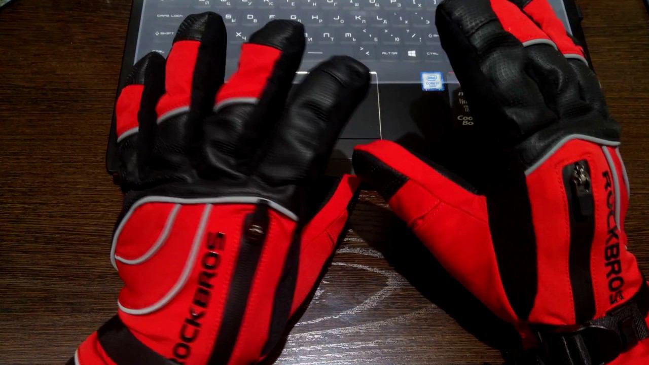 Лыжные перчатки ROCKBROS для сноуборда с Aliexpress смотреть онлайн