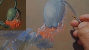 Голландская живопись Цветочный натюрморт Часть 6 Подмалевок акрилом Финиш Итоги