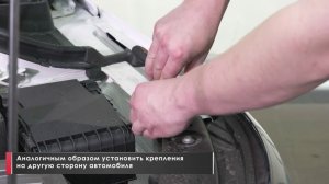 Установка амортизаторов капота на Volkswagen Tiguan