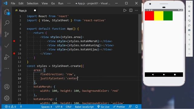 Mengenal Layout Flexbox di React Native // Belajar React Native смотреть онлайн