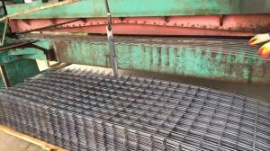 Производство сварной сетки в картах из проволоки ВР