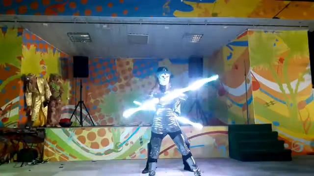 Chilly Show, световое пиксельное шоу. Выступление в санатории "Южное Взморье", Сочи. смотреть онлайн