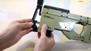 LEGO MOC GUN AWM Sniper Rifle Model Building Blocks 1491PCs