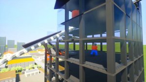 СПАСТИСЬ С ПАДАЮЩЕГО НЕБОСКРЕБА ПРИ АТАКЕ САМОЛЕТА! ВЫЖИВАНИЕ В БРИК РИГС BRICK RIGS