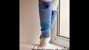 Вязанные гетры на любой вкус Гетры
