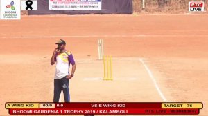 A WING KID VS E WING KID AT BHOOMI GARDENIA 1 TROPHY 2019 / KALAMBOLI