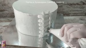 Быстрое УКРАШЕНИЕ торта КОРЗИНА с РОЗАМИ самыми ПРОСТЫМИ НАСАДКАМИ! Украшение БЗК!
