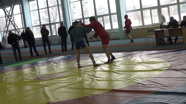 Ошурко Дмитрий - Кабардинов Вячеслав. -82 кг. Чемпионат г . Киева по борьбе самбо. 17 января 2016. смотреть онлайн