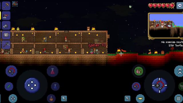 Terraria Mobile Multiplayer: ep.3 Fighting Brain of Cthulhu смотреть онлайн