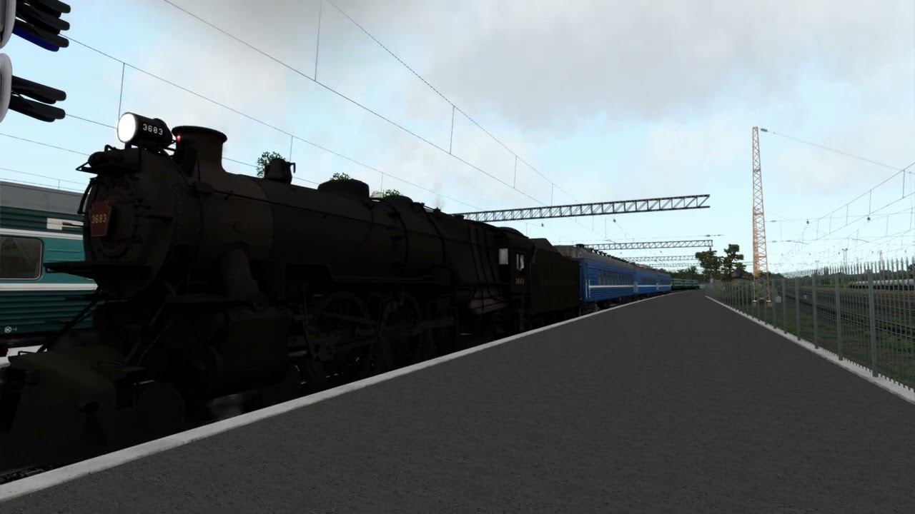train simulator паровоз смотреть онлайн