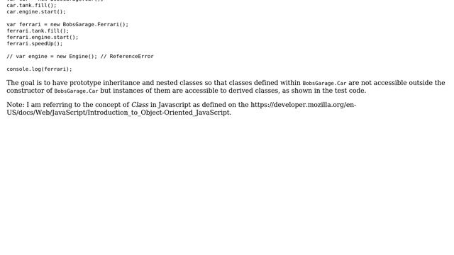 Javascript Nested Classes смотреть онлайн