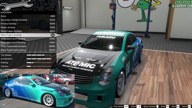 Let's Build & Review The Falken Infiniti G35 Drift Car On Your Fathom FR36 In GTA Online смотреть онлайн
