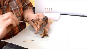 Действующая модель Римской катапульты скорпион