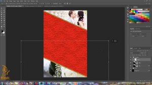 How to design wedding invitation card design in photoshop