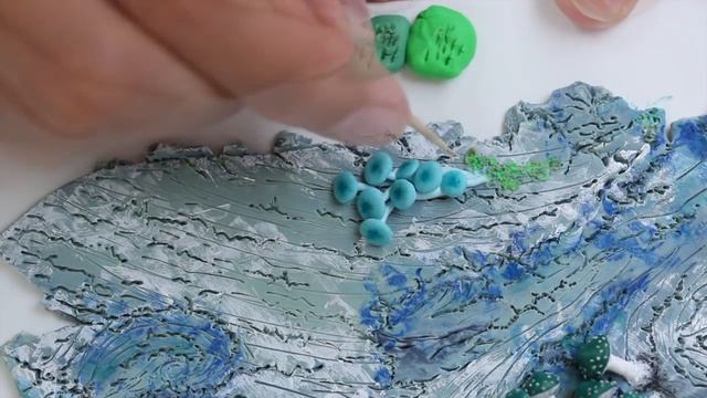 Miniature Mushrooms from Fimo Polymer Clay // Forest Sculpture Tutorial смотреть онлайн