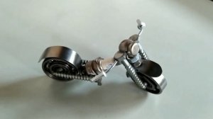 Байк из болтов и гаек своими руками