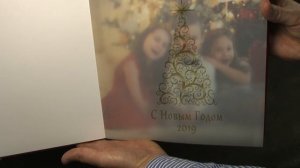Фотокнига с калькой и форзацами в яркой текстильной обложке