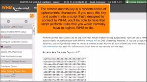 How to Setup Your Remote Access Key in WHM