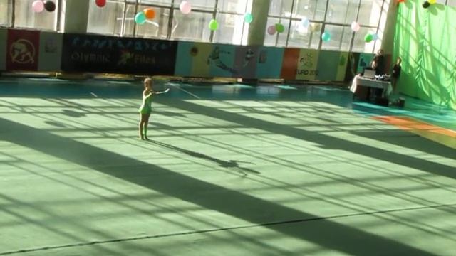 Ася в Виннице (март 2012 выступление со скакалкой) смотреть онлайн