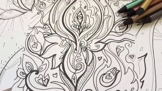 Целительные открытки-раскраски "Новый Мир" смотреть онлайн