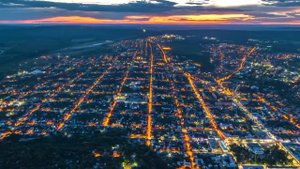 Вечерний город Вольск